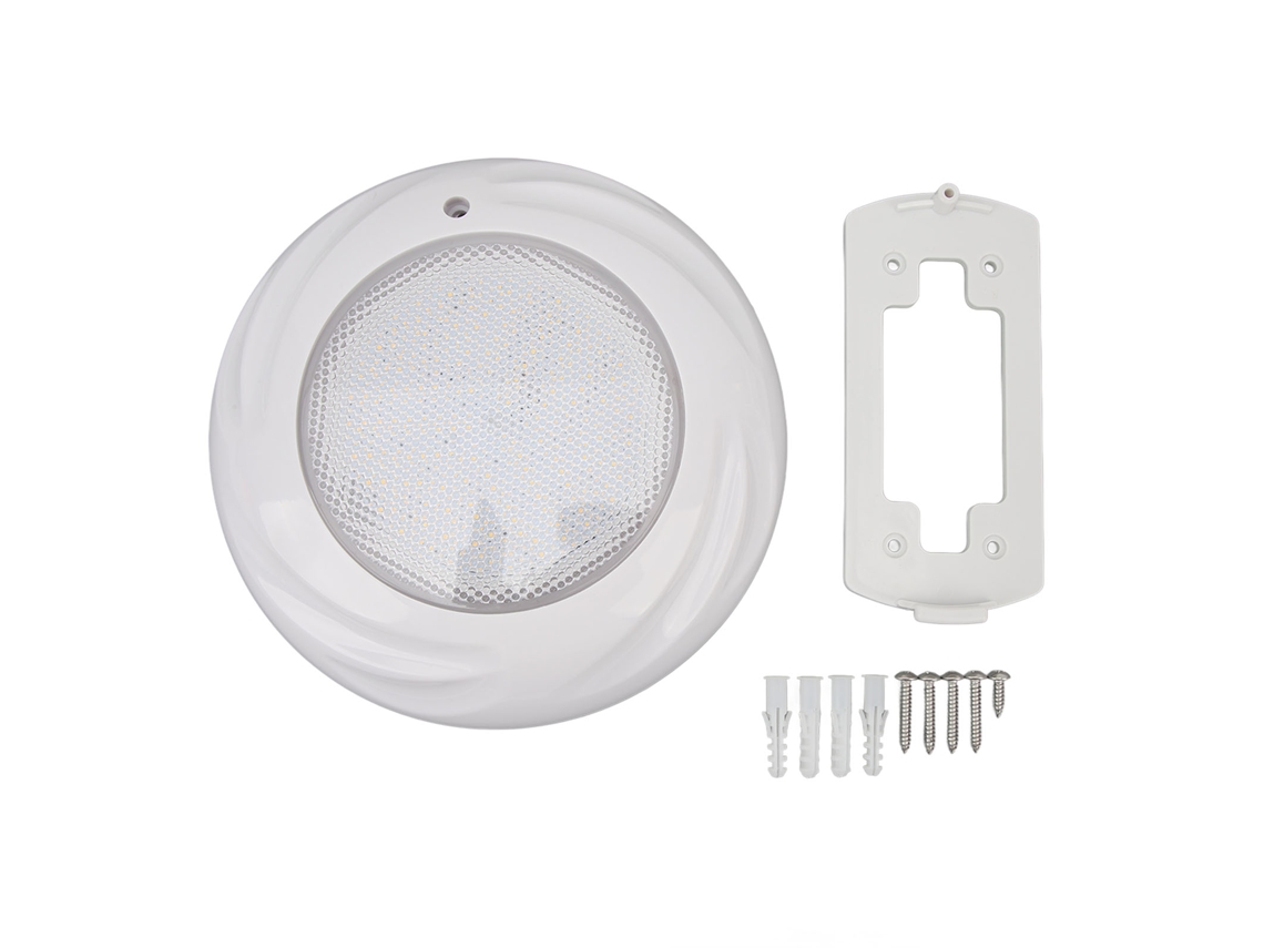Luzes Led Piscina 12v 18w Ip68 Submersíveis Brancas Parede
