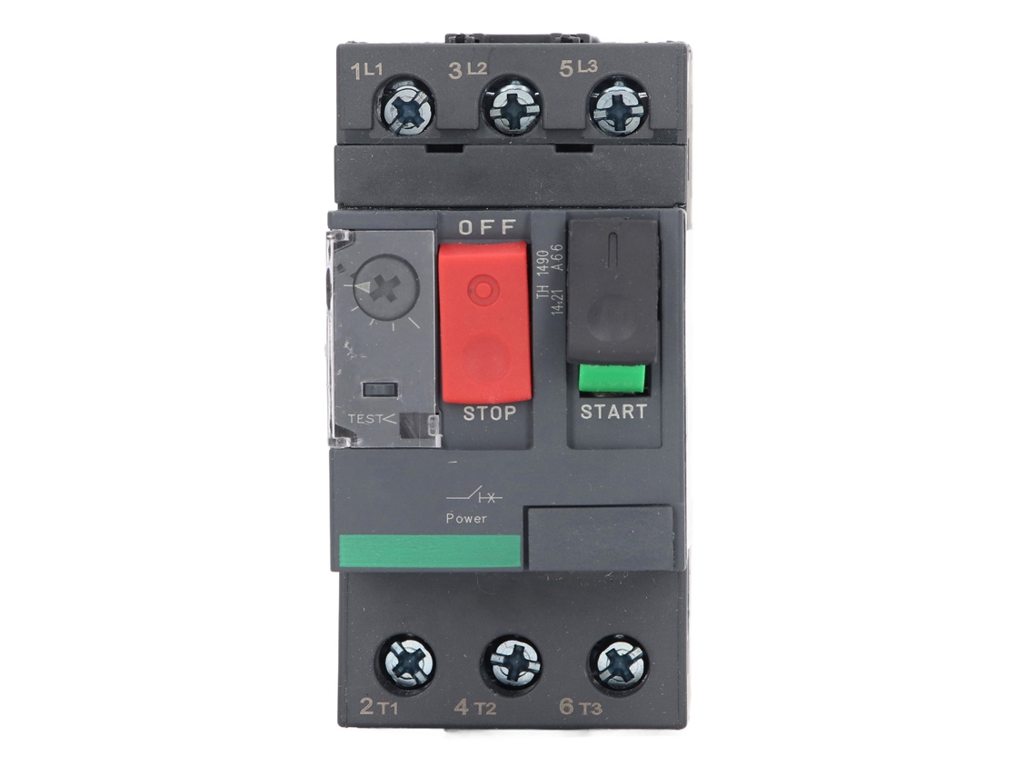 Disjuntor De Motor Com Proteção Térmica Magnética Botão Manual 17-23a Rail 35mm Ac690v