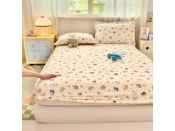 Capa de Colchão, Lençol de Baixo Estampado em Algodão Puro, Ideal para Quarto Infantil. Desenho Animado. 120x200cm PANOONA