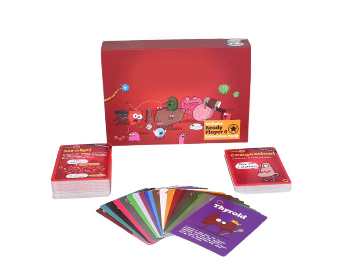 Jogo Ataque aos Órgãos Humanos Top Card: Jogo de Tabuleiro e Quebra-Cabeça Interativo Multijogador