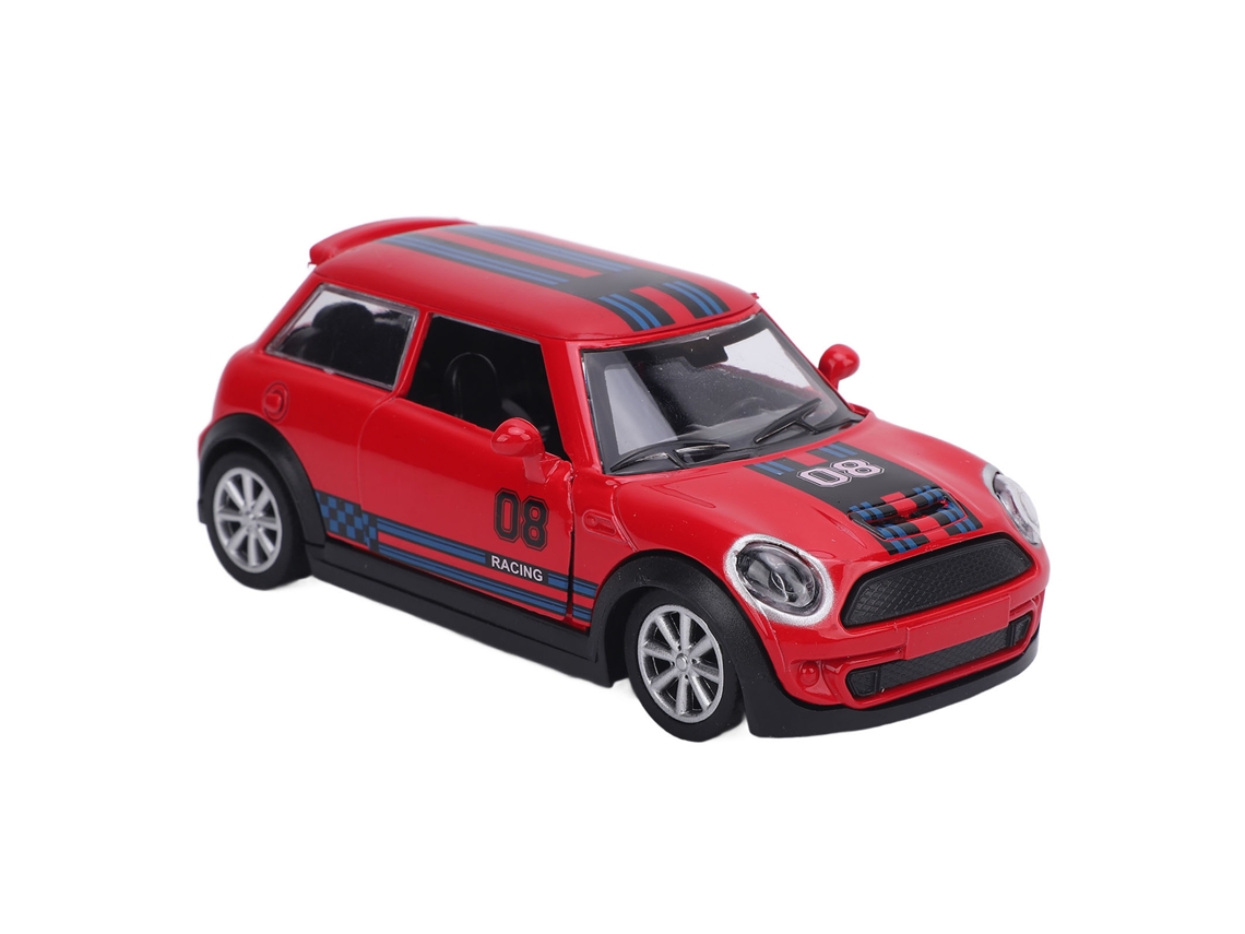 Primerox carro de Mola Alloy 1:32 Diecast Modelo com Design Detalhado para Crianças Acima de 3 Anos Vermelho