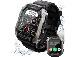 Smartwatch Para Homens Com Atender/Fazer Chama Mais De 100 Modos Esportivos Fitness Watch À Prova Dágua Ip68 Bateria Longa Duração 80 Bestvite