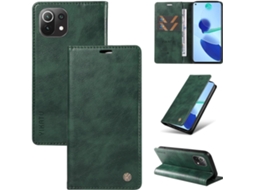 Capa Para Xiaomi Mi 11-lite, Capa Carteira Em Couro Pu À Prova De Choque, Capa Flip Dobrável À Prova De Choque Com Porta