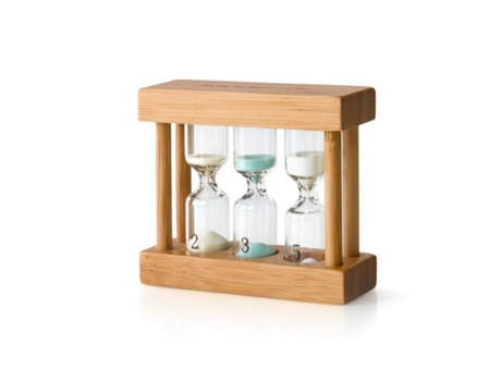 Ampulheta para Chá  em Bambú