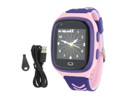 Relógio Inteligente Kids 4g Gps Wifi Touch Rosa Presente