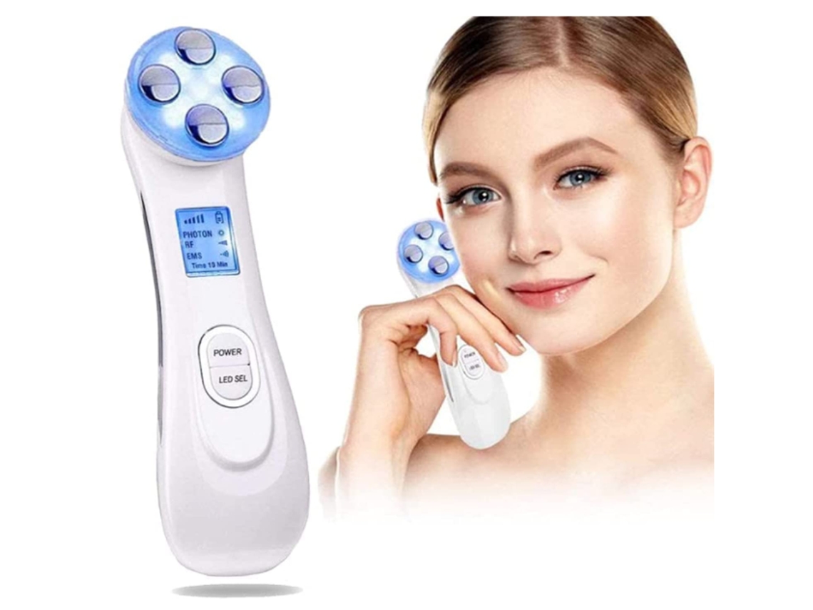 Máquina de Levantamento Facial Removedor de Rugas de Terapia de Luz Led Endurecimento Da Pele Rejuvenescimento Antienvelhecimento Da Pele AUJEZON
