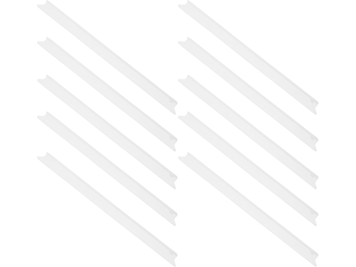 Refil De Silicone Para Rodo De Janela, 10 Peças, Flexível E Resistente, Acessório.