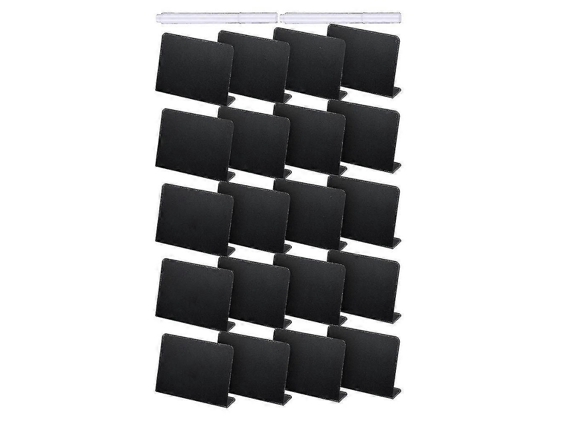 20 Mini Quadros De Giz 4x3 Polegadas, Etiquetas Para Mesa De Buffet E Festas