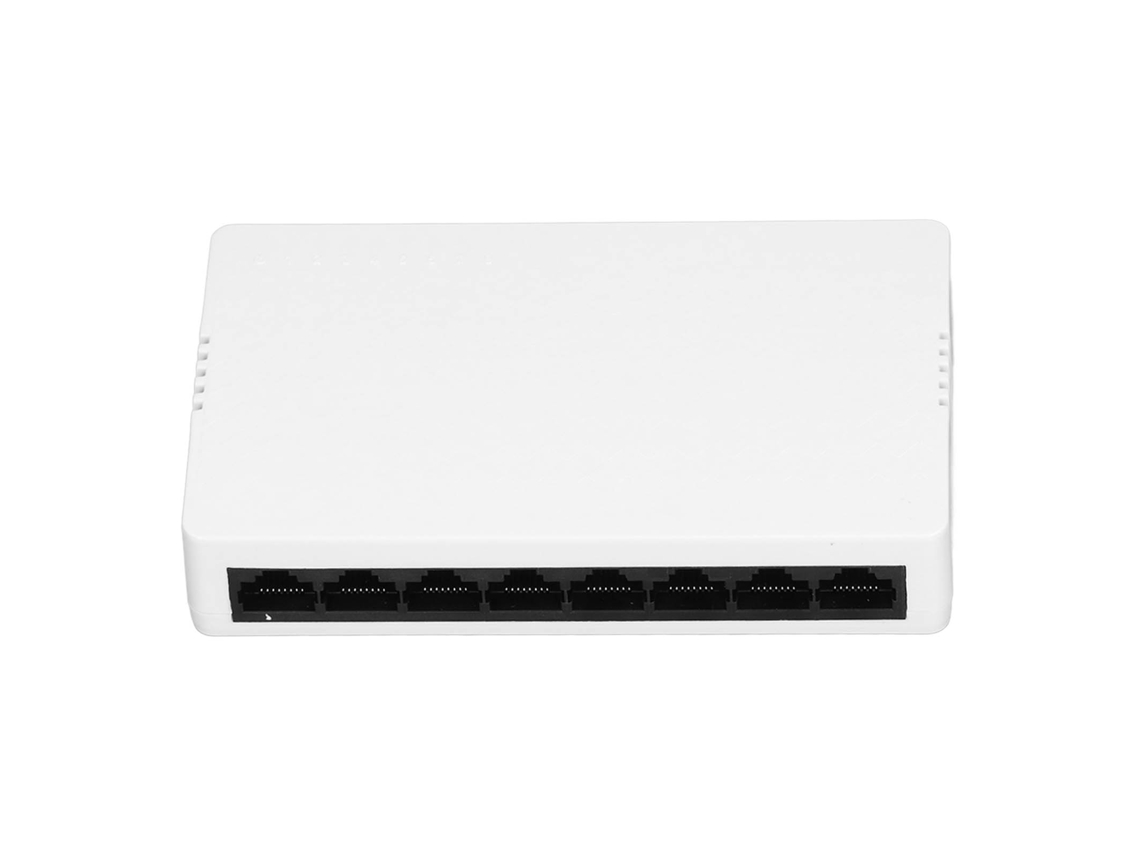 Switch De Rede Ethernet Com 8 Portas: Alto Velocidade, Estabilidade E Operação Silenciosa, Plug And Play (100‑240v)