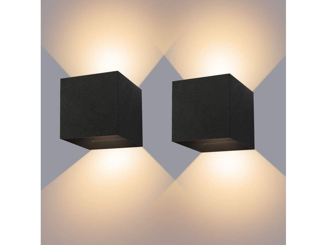 Lâmpada de Parede Nova Line LED, 12W, ajustável, branco quente, 10x10x10cm