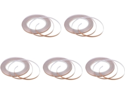 5 Rolos de Cabo Condutor de Cobre de 5 Mm X 30 M com Blindagem Wfr SFUSHOS