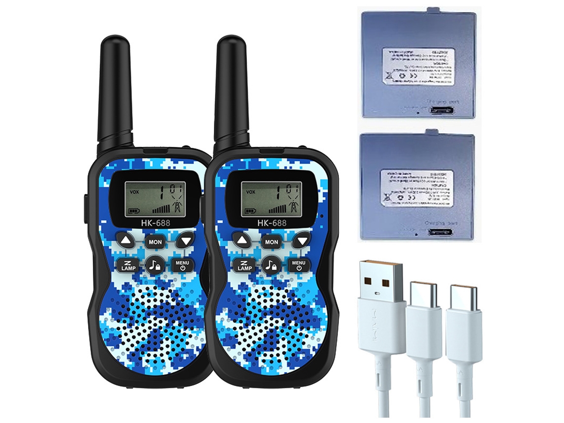 Walkie Talkie Infantil De Brinquedo, Walkie Talkie Portátil Para Comunicação Sem Fio. Aquaforge