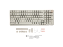 Teclado Mecânico LAXISCREED (rolagem Completa de N tecas, Hot swappable, Estrutura Gasket)