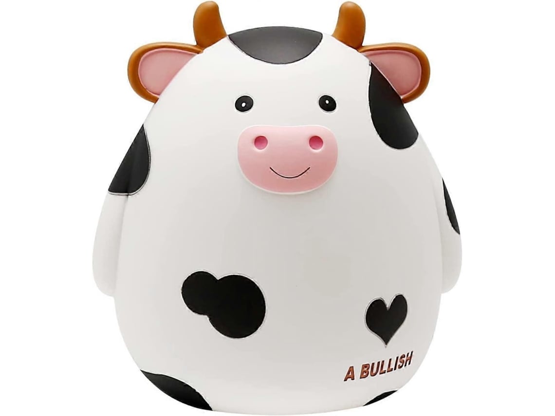 Cofrinho Em Formato De Vaca Para Crianças, Cofre Moedas Animal Fofo E Inquebrável, Ideal Meninos Meninas, Perfeito Aniversários Ch Aquaforge