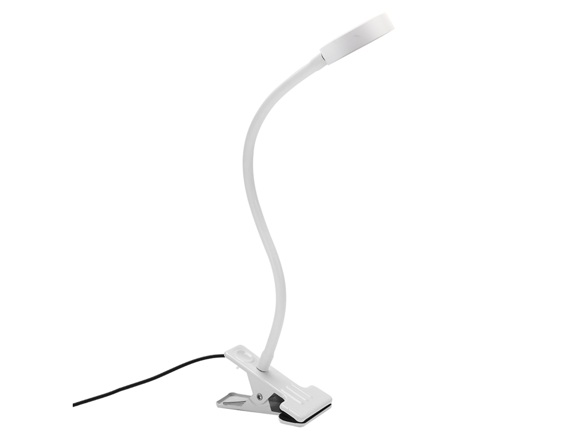 Lâmpada De Mesa Usb Portátil Para Tatuagem De Sobrancelhas Com Clip Maquiagem Permanente Prata