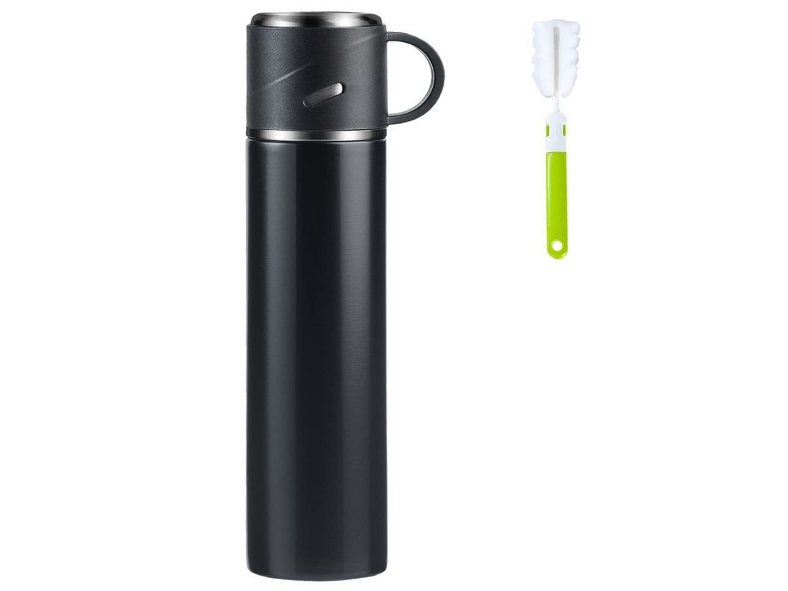 2026 botella de Água Isolada de 580ml com Tampa, Copo de Café Reutilizável para Viagens, Aço Inoxidável 304, Anti vazamento