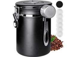 Pote Hermético, Em Aço Inoxidável, Com Tampa, Para Café, Para Organização Doméstica Na Cozinha E Bancada