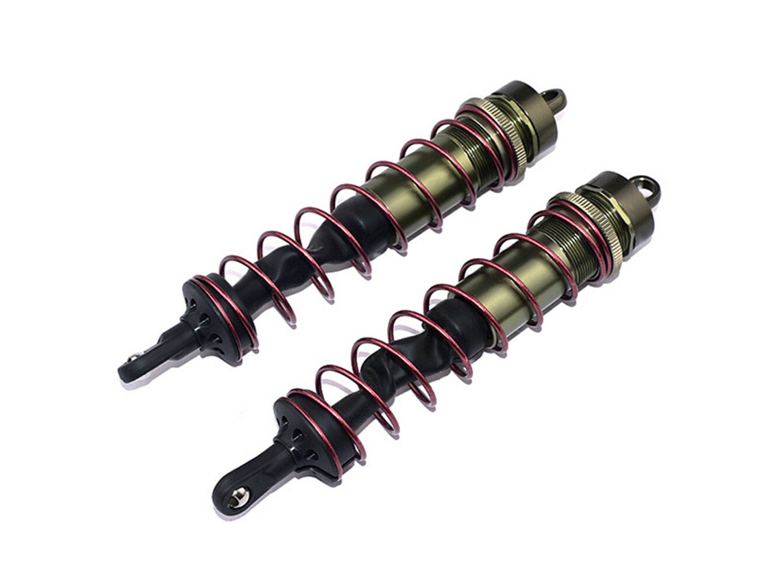 2 Amortecedores Traseiros com Enchimento de Óleo 8002 para Peças de Automóvel Rc Zd Racing 9116 08427 1/8 2.4g 4wd MDUG