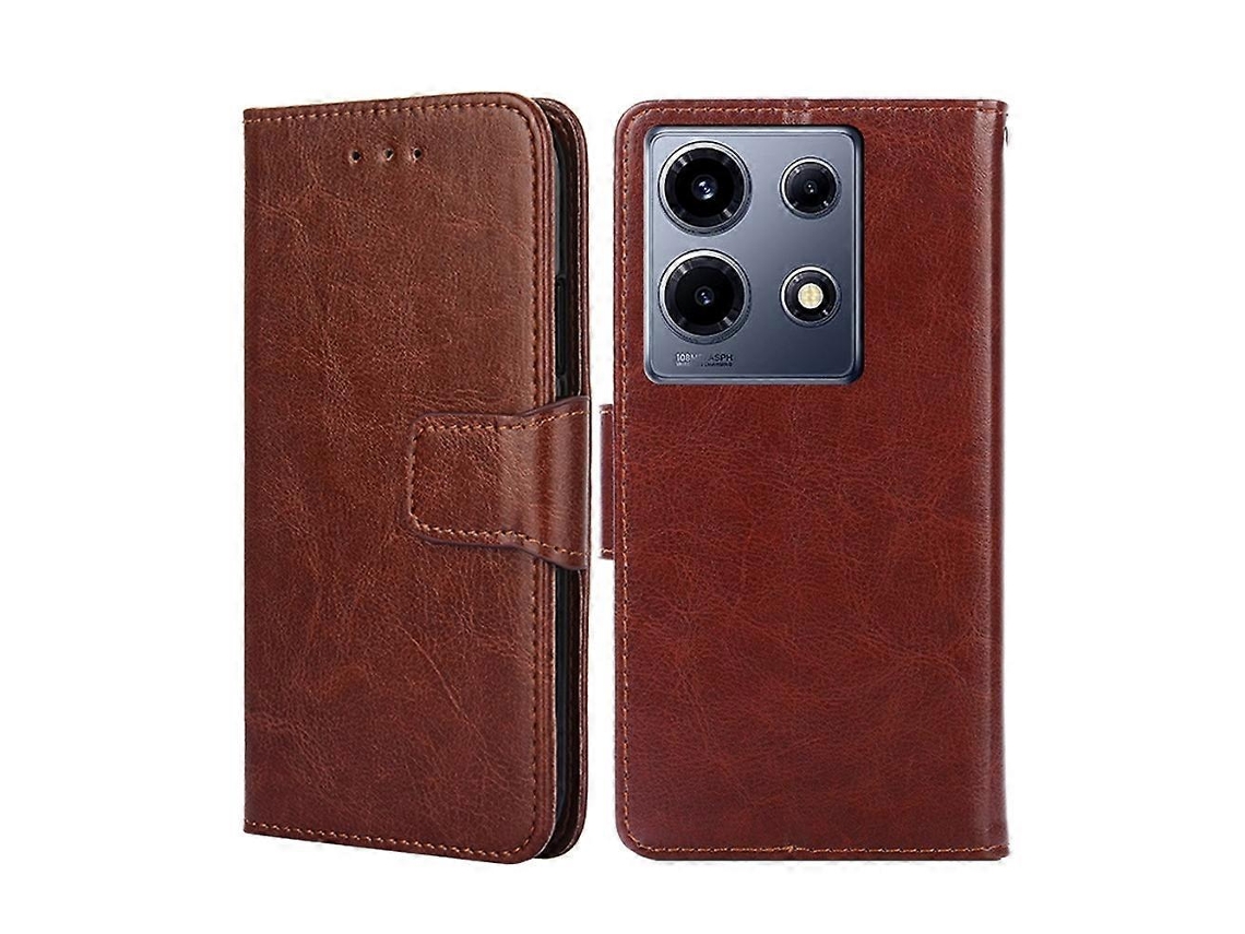 Capa De Celular Em Couro Com Textura De Cristal Para Infinix Note 30 Vip 5g