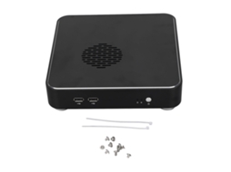 Gabinete De Computador Desktop Com Boa Dissipação De Calor Gabinete Mini Itx Htpc Preto Compacto