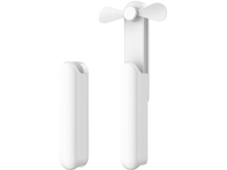 Ventilador Portátil Com Bateria De 2000mah, Autonomia De 24 Horas, Dobrável, Alimentado Por Usb, Com 3 Velocidades