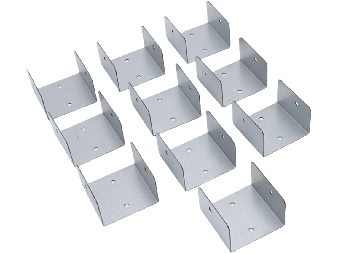 10 Unidades De Cadeados De Madeira Galvanizada Para Correspondência (44 Mm)
