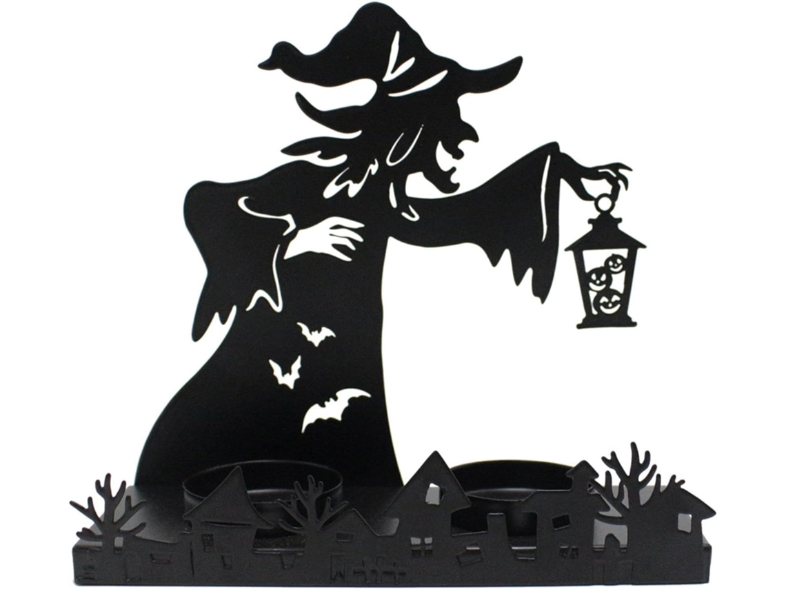Decorações Assustadoras De Halloween, Castiçais De Bruxa, | Com