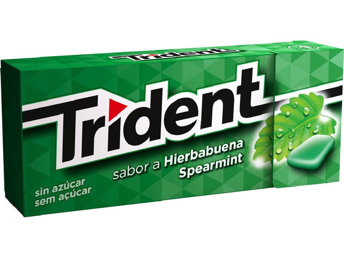 Pastilhas Elásticas Spearmint TRIDENT emb. 14,5 gr