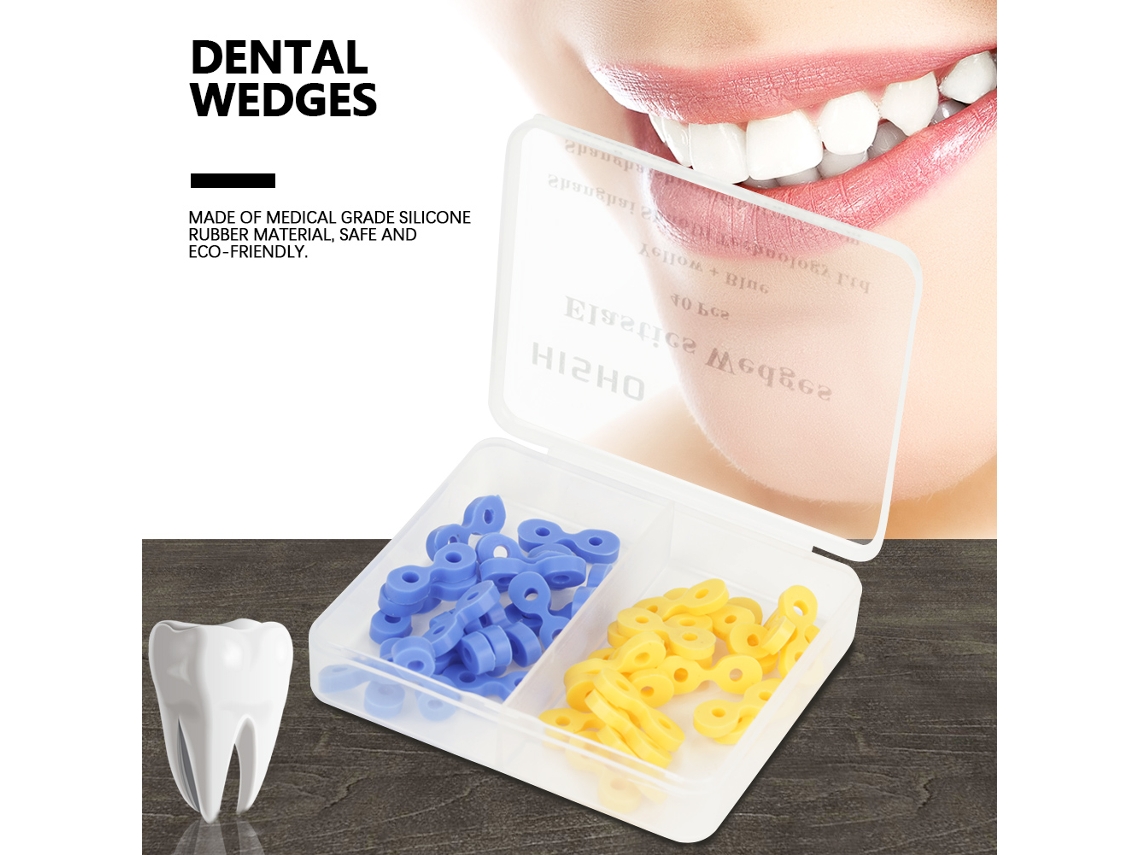 Laxiscreed - Almofada De Borracha Elástica Dental Para Restauração, Uso Único