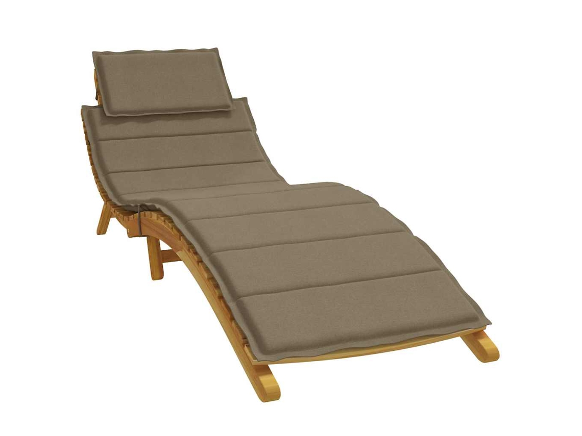 Vidaxl Almofadão Para Espreguiçadeira 186x58x4cm Mesclado Tecido