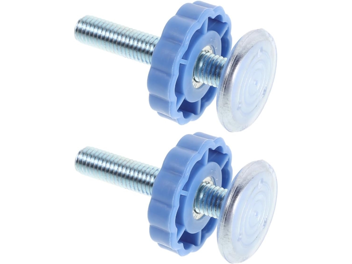 2 Parafusos Metálicos De 60 Mm Para Barreira De Segurança, Instalação Sem Parafusos.