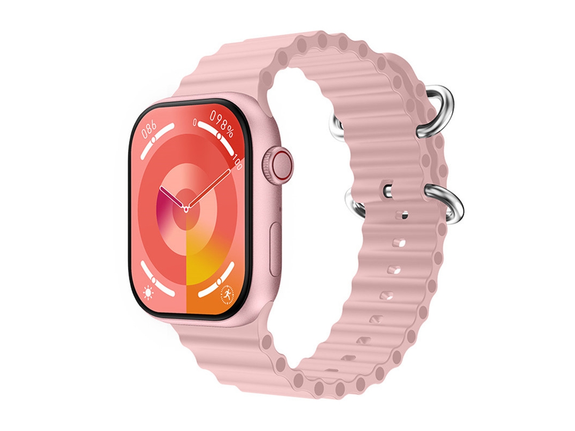 SHAH ARPAN Smart Watch Hw9 Pro2 Monitoramento de Saúde Bluetooth Smart Ai Rosa