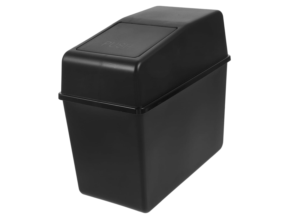Organizador De Lixeira Para Carro Com Tampa E Suporte Para Armazenamento De Resíduos