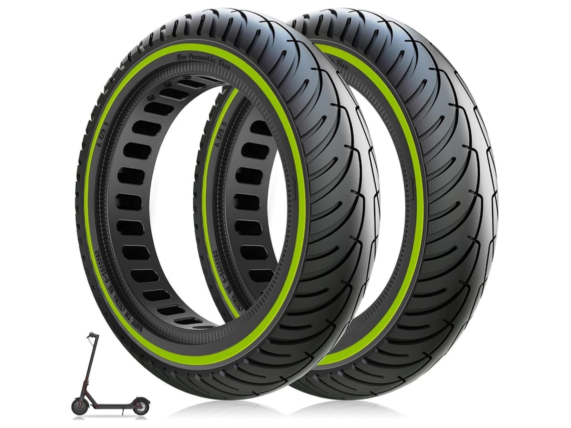 Pneu De Scooter 8 1/2 X 2 De Borracha Sólida Para Xiaomi 1s Pro 2 Mi 3 M365 Pro, Pneu De Reposição 50/75-6.1, 8.5 Polegadas