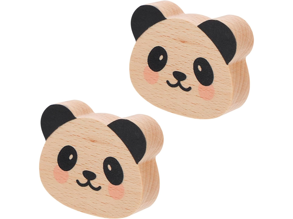 Conjunto de 2 Ganchos de Parede de Madeira, para Decoração, Escritório, GOKOCO