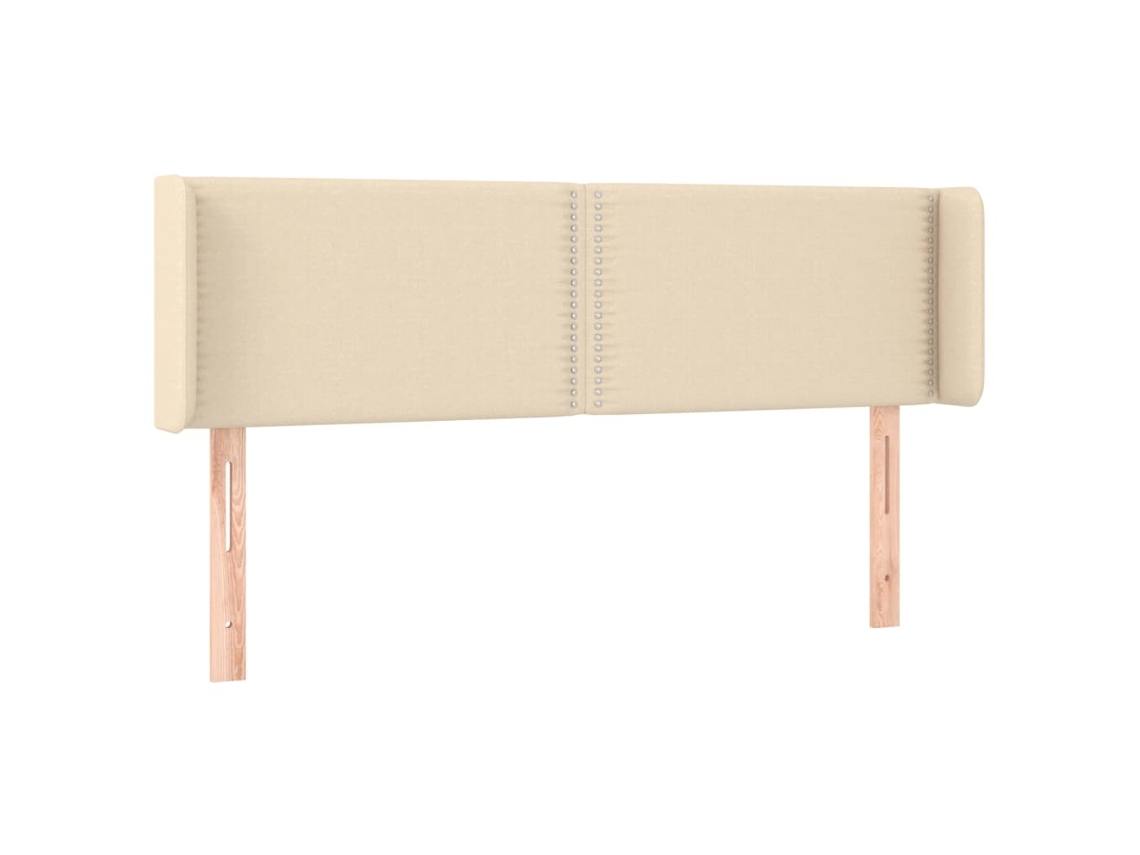 Cabeceira com tecido Abas Cream MAISON EXCLUSIVE (147x16x78 cm)