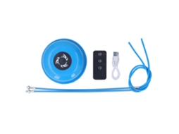 Ats máquina de Saltar La Cuerda Inteligente Automática Con Conteo Música Recargable para Adultos Niños Azul Claro