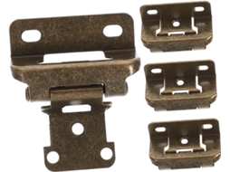 Artibetter Douradas Com Fechamento Automático, Resistentes À Ferrugem, Decorativas, Conjunto De 4 Dobradiças Para