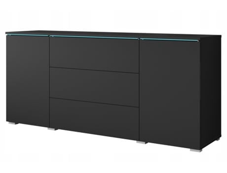 Cômoda Vera 150 Preto Grafite BRATEX