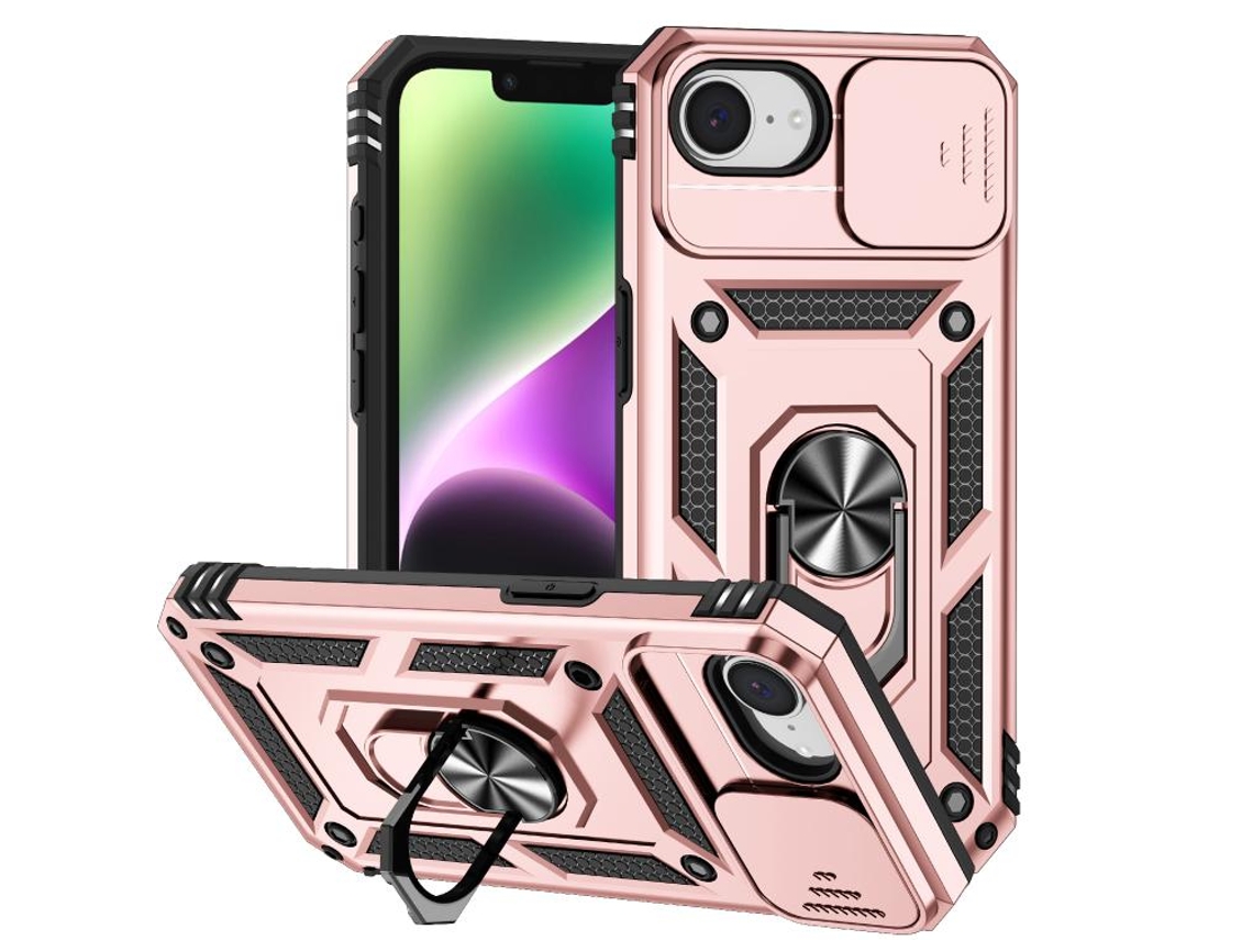 Capa Para Iphone 16e - Suporte Deslizante Para Câmera