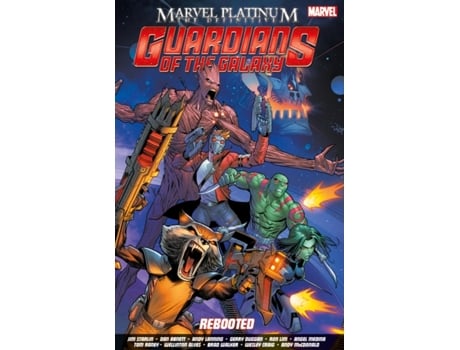 Livro Marvel Platinum The Definitive Guardians of the Galaxy Reboot de Brian Michael Bendis (Inglês)