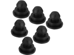 Jogo De 6 Peças De Bases De Borracha Antiderrapantes Para Panelas De Arroz E Outros Eletrodomésticos Proteção Térm Gokoco