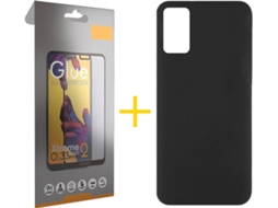 Kit Capa e Película Samsung Galaxy A71 4G SKYHE Full Silicone Líquido (Preto)