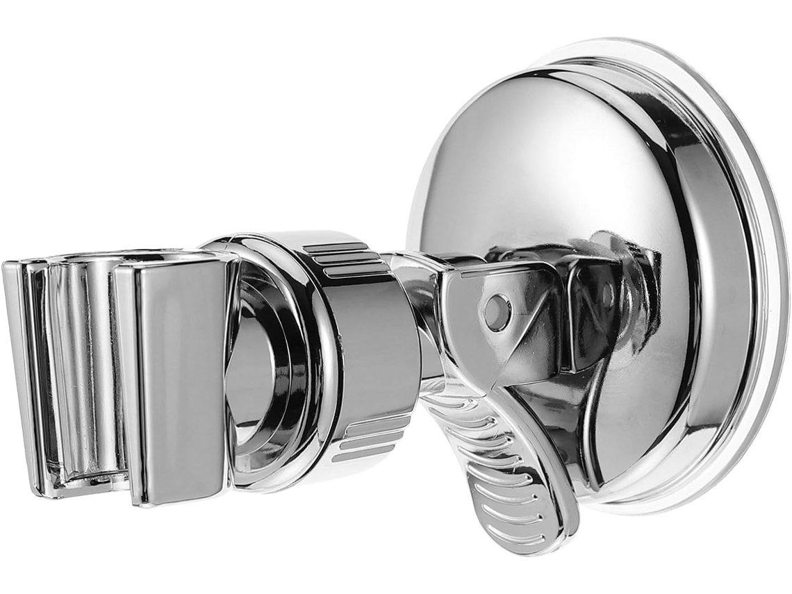 Suporte De Chuveiro Com Ventosa Removível, Suporte Universal Em Aço Inoxidável Com Altura Ajustável Para