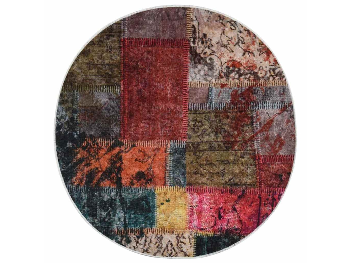 Rug, Rugs Vidaxl Multicolor Veludo (ø 120 Cm)