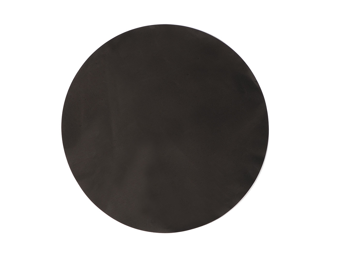 Primerox tapete de silicone antiaderente resistente ao calor 40cm preto para churrasco | S/MARCA