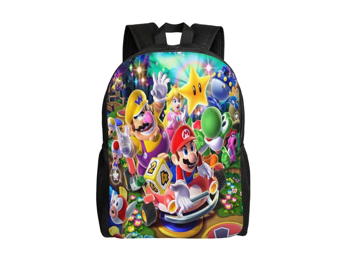 Mochila Mario F104 Para Escola E Trabalho, Leve E À Prova Dágua, Mochila Estilosa Para Estudantes E Adultos M104 Olysi Shop