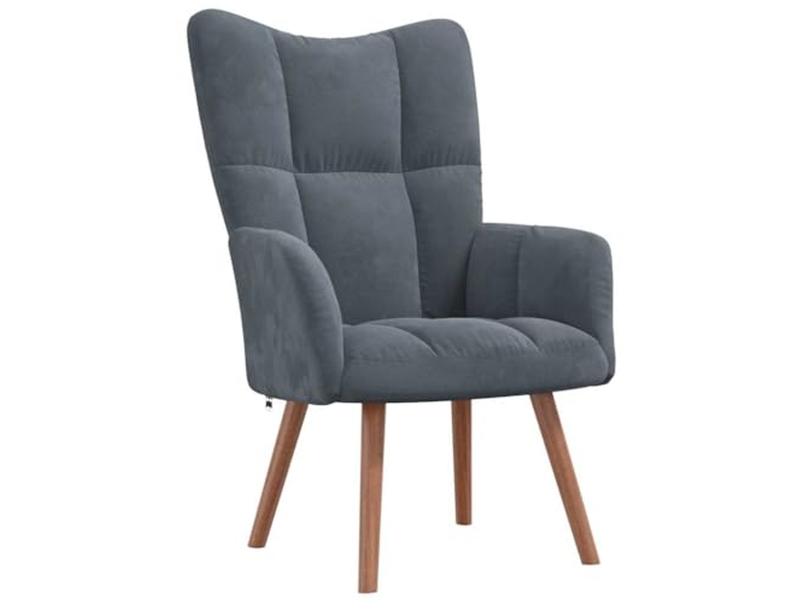 Relaxing Chair, Relaxing Chairs Vidaxl Cinzeto Veludo