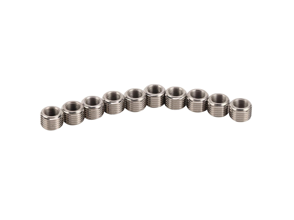 Porca De Reparo Rosca Health Gear, Macho Em Aço Inoxidável 303, 10
