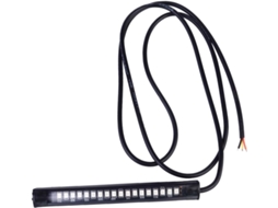 Lanterna Traseira Para Motocicleta Com 18 Leds Smd, 2 Peças, Em Silicone Preto.